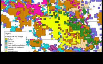 Maps : A&D Transactions: Southern Delaware Basin, SCOOP/STACK