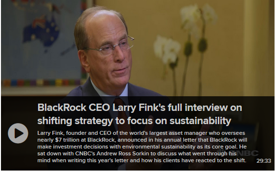 BlackRock CEO: $7 Trillion Dollars, Bullish on Natural Gas